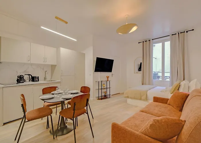 Confortable Pour 4 Au Coeur De Апартаменты Париж